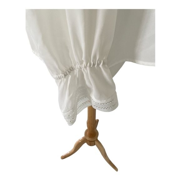 NWT Halogen Black and Ivory Sheer Blouse - Picture 3 of 6